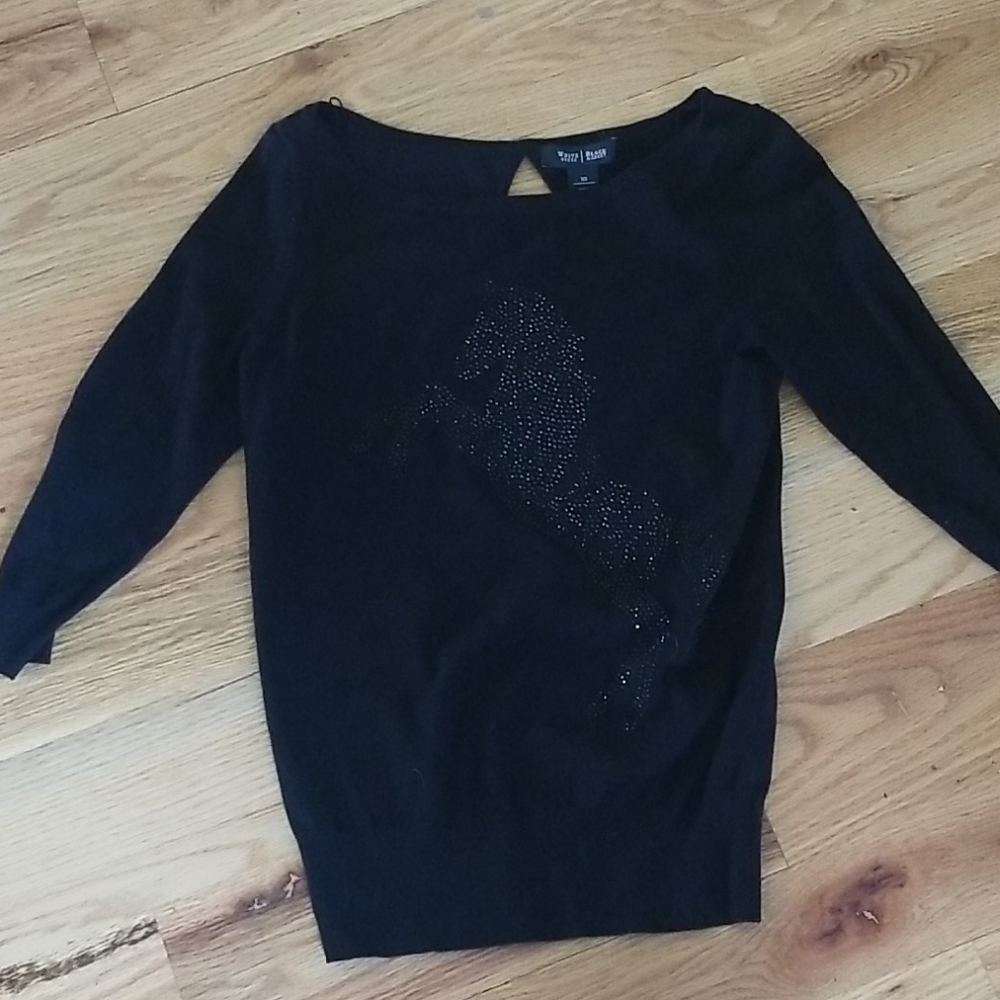 White House Black Market Horse Sweater